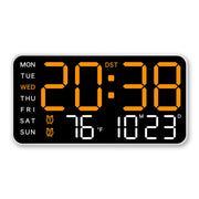 Multifunctional decorative LED digital wall clock, the limitless digital clock for the modern Norwegian home thumbnail 4