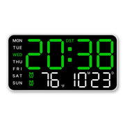 Multifunctional decorative LED digital wall clock, the limitless digital clock for the modern Norwegian home thumbnail 6