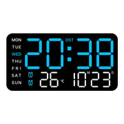 Multifunctional decorative LED digital wall clock, the limitless digital clock for the modern Norwegian home thumbnail 8