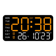 Multifunctional decorative LED digital wall clock, the limitless digital clock for the modern Norwegian home thumbnail 9