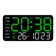 Multifunctional decorative LED digital wall clock, the limitless digital clock for the modern Norwegian home thumbnail 10