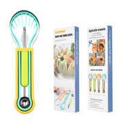 ✨ Elevate Your Fruit Preparation Game—The 3-in-1 Multi-Function Melon Ball Scoop & Carving Knife Set! ✨ thumbnail 11