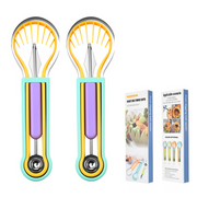✨ Elevate Your Fruit Preparation Game—The 3-in-1 Multi-Function Melon Ball Scoop & Carving Knife Set! ✨ thumbnail 18