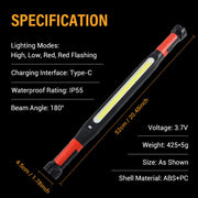 Magnetic & Rechargeable LED Work Light thumbnail 8