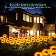Triple-Head Solar-Powered Sunflower Lamp thumbnail 13