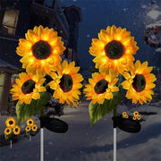 Triple-Head Solar-Powered Sunflower Lamp thumbnail 19