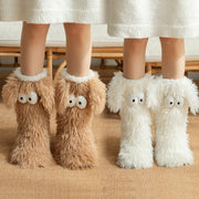 📢📢13.99 Buy 1 Get 1 Free!!!💗LAST DAY SALE 50% OFF⚡50K+ SOLD💕Women's Plush Slippers Socks Floor Socks Winter Home Indoor Thickened Fleece-Lined Anti-Slip Adult Women's Plush Snow Socks Shoe Covers thumbnail 2