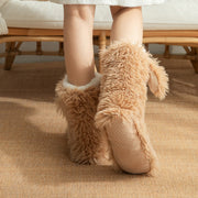 📢📢13.99 Buy 1 Get 1 Free!!!💗LAST DAY SALE 50% OFF⚡50K+ SOLD💕Women's Plush Slippers Socks Floor Socks Winter Home Indoor Thickened Fleece-Lined Anti-Slip Adult Women's Plush Snow Socks Shoe Covers thumbnail 8