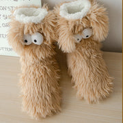 📢📢13.99 Buy 1 Get 1 Free!!!💗LAST DAY SALE 50% OFF⚡50K+ SOLD💕Women's Plush Slippers Socks Floor Socks Winter Home Indoor Thickened Fleece-Lined Anti-Slip Adult Women's Plush Snow Socks Shoe Covers thumbnail 9