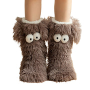 📢📢13.99 Buy 1 Get 1 Free!!!💗LAST DAY SALE 50% OFF⚡50K+ SOLD💕Women's Plush Slippers Socks Floor Socks Winter Home Indoor Thickened Fleece-Lined Anti-Slip Adult Women's Plush Snow Socks Shoe Covers thumbnail 12