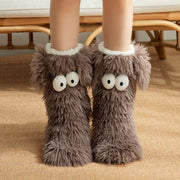 📢📢13.99 Buy 1 Get 1 Free!!!💗LAST DAY SALE 50% OFF⚡50K+ SOLD💕Women's Plush Slippers Socks Floor Socks Winter Home Indoor Thickened Fleece-Lined Anti-Slip Adult Women's Plush Snow Socks Shoe Covers thumbnail 16