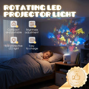 Dynamic Rotating LED Projector Light thumbnail 1