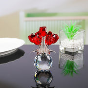 Everlasting Crystal Rose in Vase – Handcrafted Sparkling Keepsake, Fade-Resistant & Perfect Gift 🌹✨ thumbnail 8