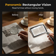 Folding Handheld Magnifying Glass with Light for Reading thumbnail 3