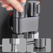 1-In-2-Out Dual Control Valve & Bidet Sprayer Set thumbnail 2