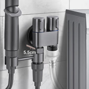 1-In-2-Out Dual Control Valve & Bidet Sprayer Set thumbnail 5