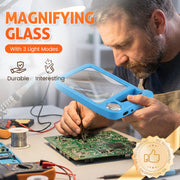 Rechargeable LED Magnifying Glass with 3 Light Modes thumbnail 1