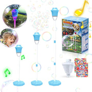 Automatic Handheld Bubble Machine for Kids, Bubble Maker Spring Summer Toys with Lights, Outdoor Rechargeable Blower Best Easter Gift for Children thumbnail 2
