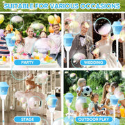 Automatic Handheld Bubble Machine for Kids, Bubble Maker Spring Summer Toys with Lights, Outdoor Rechargeable Blower Best Easter Gift for Children thumbnail 6