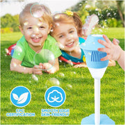 Automatic Handheld Bubble Machine for Kids, Bubble Maker Spring Summer Toys with Lights, Outdoor Rechargeable Blower Best Easter Gift for Children thumbnail 7