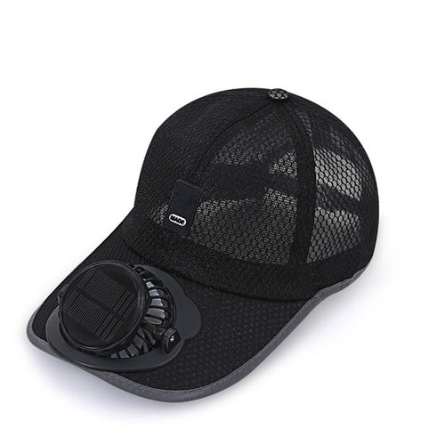 Solar Fan Cooling Baseball Cap UV Protection