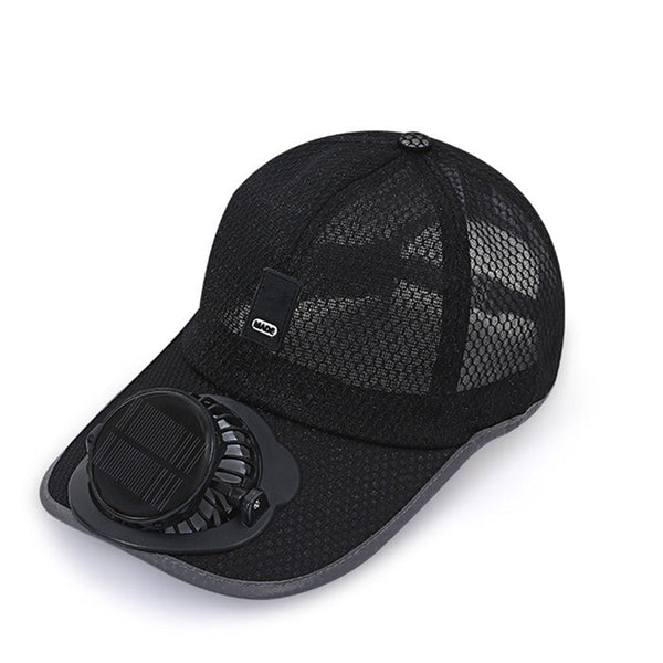 Solar Fan Cooling Baseball Cap UV Protection