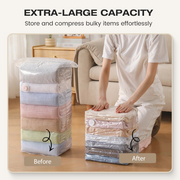 No‑Pump Vacuum Storage Bags – Press & seal, no pump needed. Saves 80% space, keeps clothes dry & dust‑free. Perfect for bulky bedding & off‑season gear. 🛏️🗄️ thumbnail 2