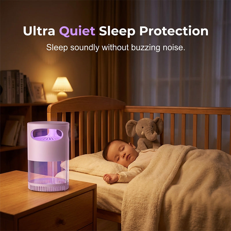 UV Mosquito Killer Lamp – quiet, USB, chemical-free.