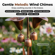 Calla Lily Garden Stake with Bell Chimes🌷🐦 thumbnail 5