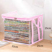 Portable Large Heavy-Duty Thick Plastic Clear Storage Box with Hinged Lid | Home, Travel & Camping thumbnail 17