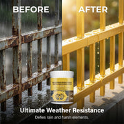 Weather-resistant, water-based gold paint thumbnail 3