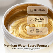 Weather-resistant, water-based gold paint thumbnail 5