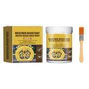 Weather-resistant, water-based gold paint thumbnail 8