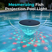 Solar Floating Pool Light with Fish Projection thumbnail 1