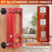 📢📢 50% OFF !! ⏰ Adjustable Door Hinge Mortise Jig Kit – Precision Routing, Quick Setup & Perfect for Carpenters, Joiners & DIY Home Renovations 🔧✨ thumbnail 5