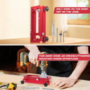 📢📢 50% OFF !! ⏰ Adjustable Door Hinge Mortise Jig Kit – Precision Routing, Quick Setup & Perfect for Carpenters, Joiners & DIY Home Renovations 🔧✨ thumbnail 8