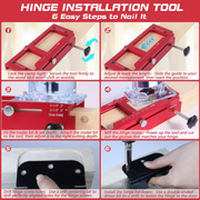 📢📢 50% OFF !! ⏰ Adjustable Door Hinge Mortise Jig Kit – Precision Routing, Quick Setup & Perfect for Carpenters, Joiners & DIY Home Renovations 🔧✨ thumbnail 9