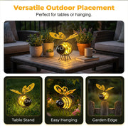 🐝Outdoor Hanging Solar Bee Light thumbnail 9