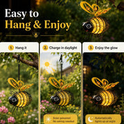 🐝Outdoor Hanging Solar Bee Light thumbnail 5