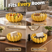 Creative Banana Shape Fruit Bowl thumbnail 4