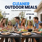 USB Rechargeable Retractable Outdoor Fly Repeller Fan thumbnail 4