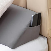 Bed Wedge Pillow for Headboard with Side Pockets thumbnail 6