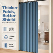 No-Drill Magnetic Accordion Door Curtain thumbnail 1