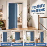 No-Drill Magnetic Accordion Door Curtain thumbnail 6