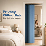 No-Drill Magnetic Accordion Door Curtain thumbnail 5