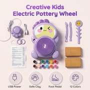 Kids Electric Pottery Wheel DIY Clay Craft Kit thumbnail 1