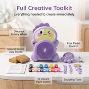 Kids Electric Pottery Wheel DIY Clay Craft Kit thumbnail 5