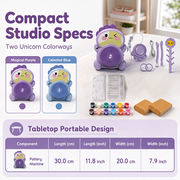 Kids Electric Pottery Wheel DIY Clay Craft Kit thumbnail 6