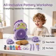 Kids Electric Pottery Wheel DIY Clay Craft Kit thumbnail 7