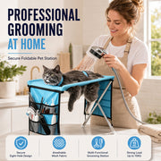 2-in-1 Foldable Pet Grooming Bed thumbnail 1